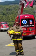 Formación y vocación: cuatro uniquindianos destacan como bomberos voluntarios en Cali