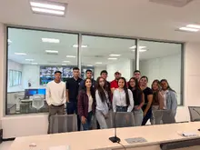 Visita tunel de la línea 1