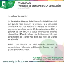 jornada de vacunación Educación
