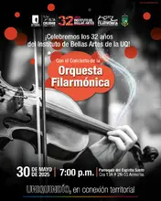 Celebración musical en el Quindío: 32 años del Instituto de Bellas Artes y primer año de la Orquesta Filarmónica Este mes, la Universidad del Quindío celebra