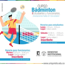 Curso deportivo de Bádminton