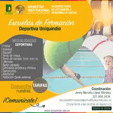 Escuelas de Formación Deportiva
