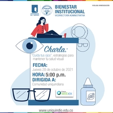 Charla Cuida tus ojos