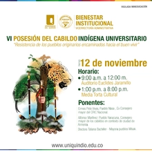 VI Posesión del Cabildo Indígena Universitario