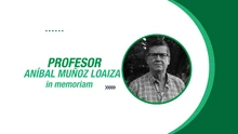 Docente uniquindiano Aníbal Muñoz Loaiza (q.e.p.d.)