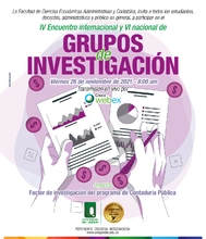Encuentro Nacional e Internacional de Grupos de Investigación