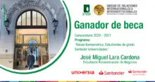 ganador beca Santander