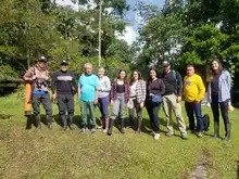 Equipo de trabajo en campo