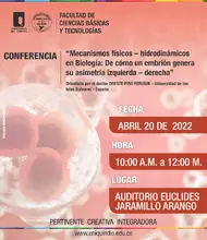 Conferencia: Mecanismos físicos–hidrodinámicos en Biología