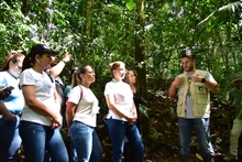 En el día de la Tierra, uniquindianos recorrieron el relicto boscoso “Cedro Rosado”