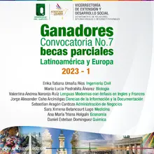 Ganadores Convocatoria