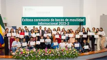 Exitosa ceremonia de becas de movilidad internacional 2023-2