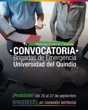 Convocatoria Brigadas de Emergencia de la Universidad del Quindío