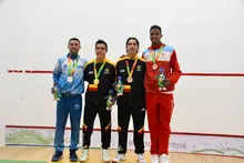 Pódium Squash masculino