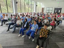 Estudiantes de 14 instituciones educativas del Quindío expusieron sus proyectos de robótica en la UQ