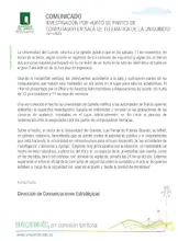 Comunicado 15-11-2023