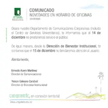 Comunicado