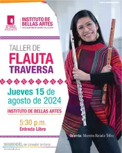 Flauta traversa: Taller con Natalia Téllez en el Instituto de Bellas Artes