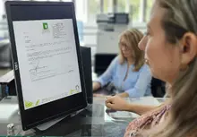 Cartelera digital en rectoría