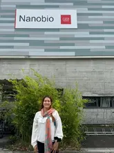 Vanessa Restrepo en curso europeo de nanomateriales