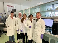 Vanessa Restrepo en curso europeo de nanomateriales 2